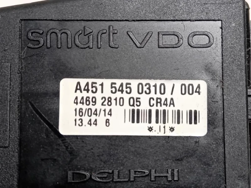 Devioluci DX A4515450310A4515450510 DX+SX Smart Fortwo Cabrio 451 2010