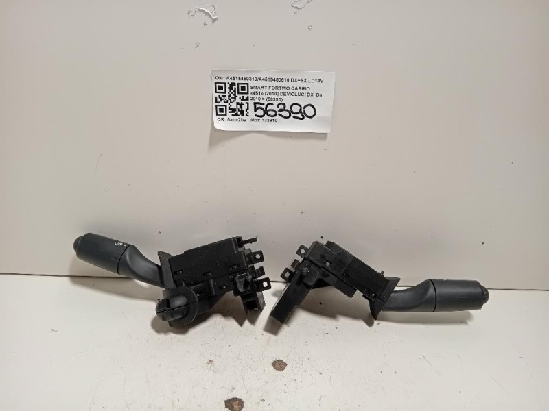 Devioluci DX A4515450310A4515450510 DX+SX Smart Fortwo Cabrio 451 2010
