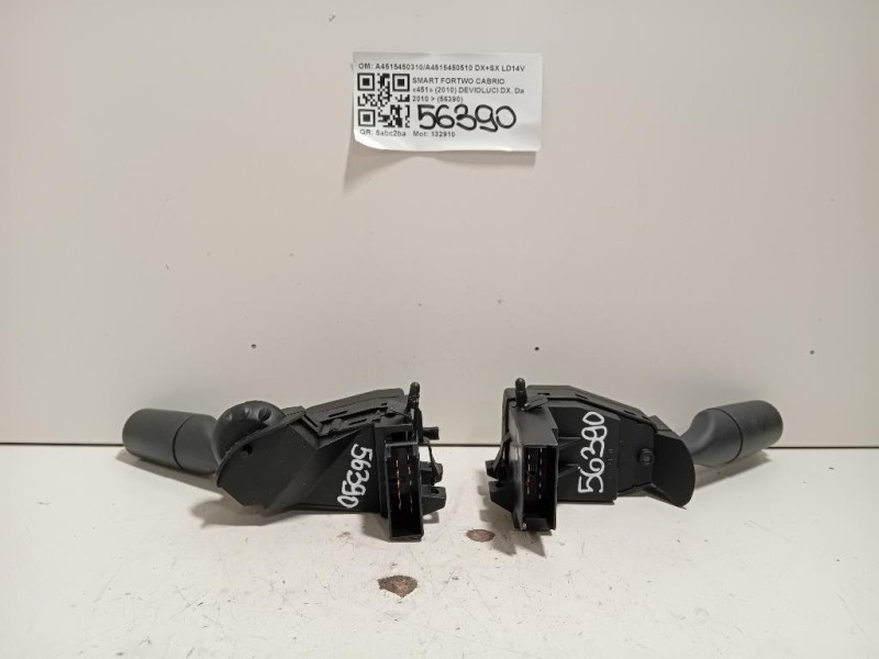 Devioluci DX A4515450310A4515450510 DX+SX Smart Fortwo Cabrio 451 2010