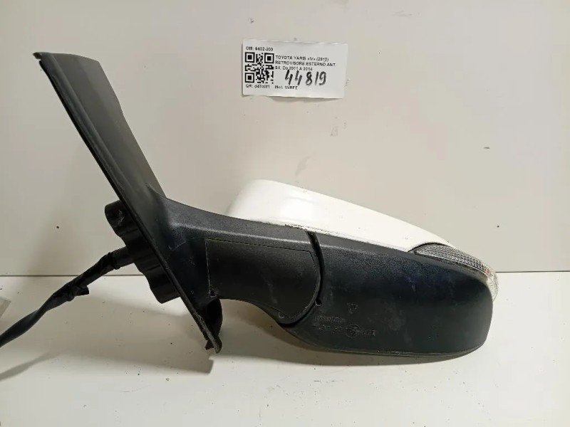 Retrovisore Esterno ANT SX 7 FILI VETRO SPECCHIO Toyota Yaris IV 2012