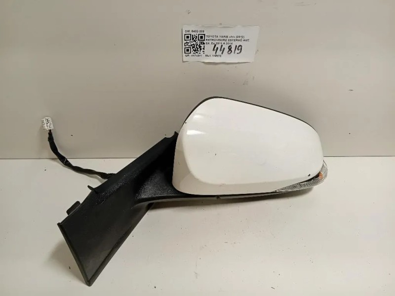 Retrovisore Esterno ANT SX 7 FILI VETRO SPECCHIO Toyota Yaris IV 2012