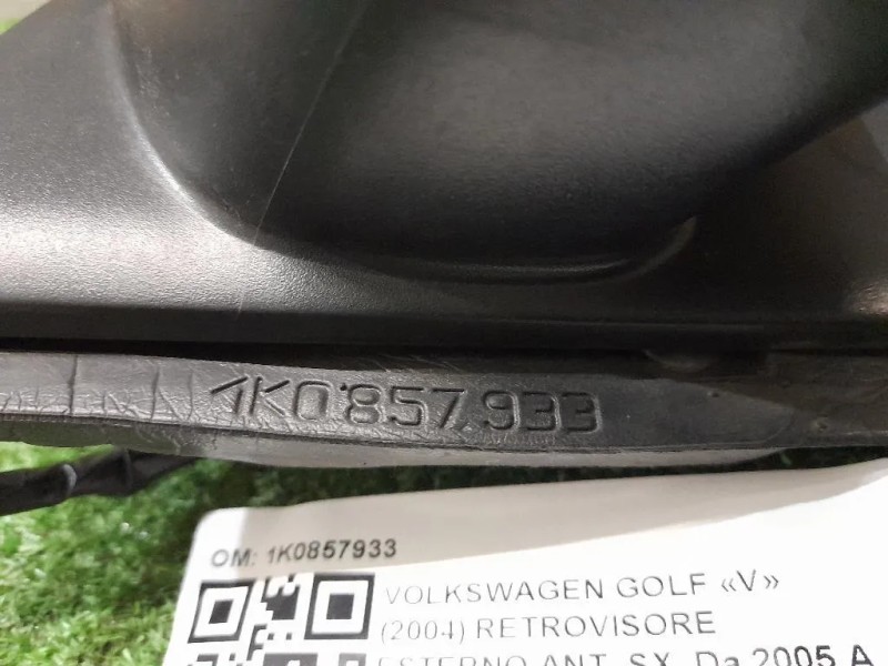 Retrovisore Esterno ANT SX 1K0857933 Volkswagen GOLF V 2004