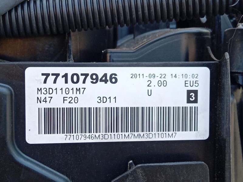 Motore Completo N47D20C 143 CV 105 KW Bmw Serie 1 F20 Berlina 2012