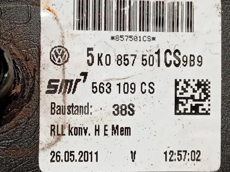 Retrovisore Esterno ANT SX 5K0 857 501 CS Volkswagen GOLF VI 2009
