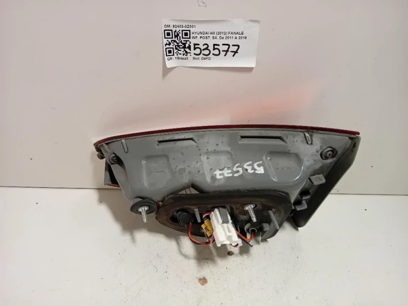 Fanale INF POST SX 92403-3Z001 Hyundai I40 2012