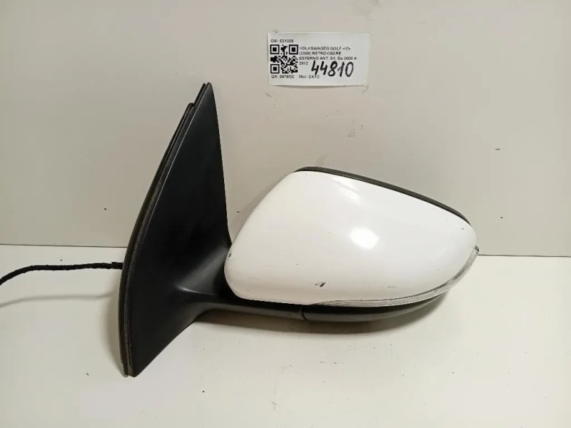 Retrovisore Esterno ANT SX 6 FILI VETRO SPECCHIO SPECCHIETTO Volkswagen GOLF VI 2009