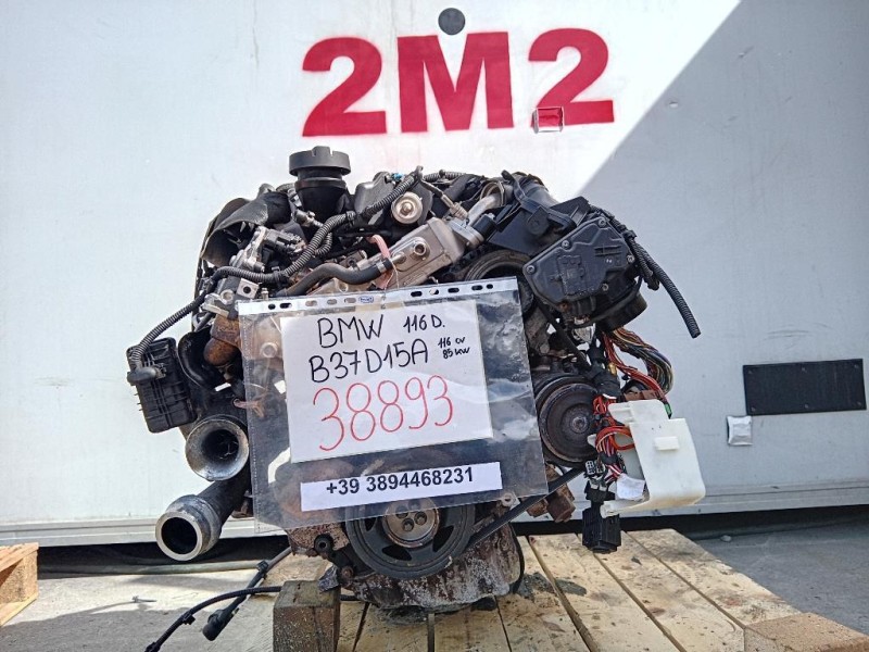 Motore Completo B37D15A 116CV 85KW Bmw Serie 1 F20 Berlina 2015