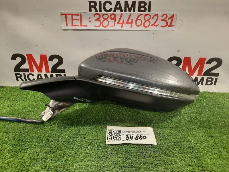 Retrovisore Esterno ANT SX 6 FILI 5G1857507DM9B9 Volkswagen GOLF VII 2017