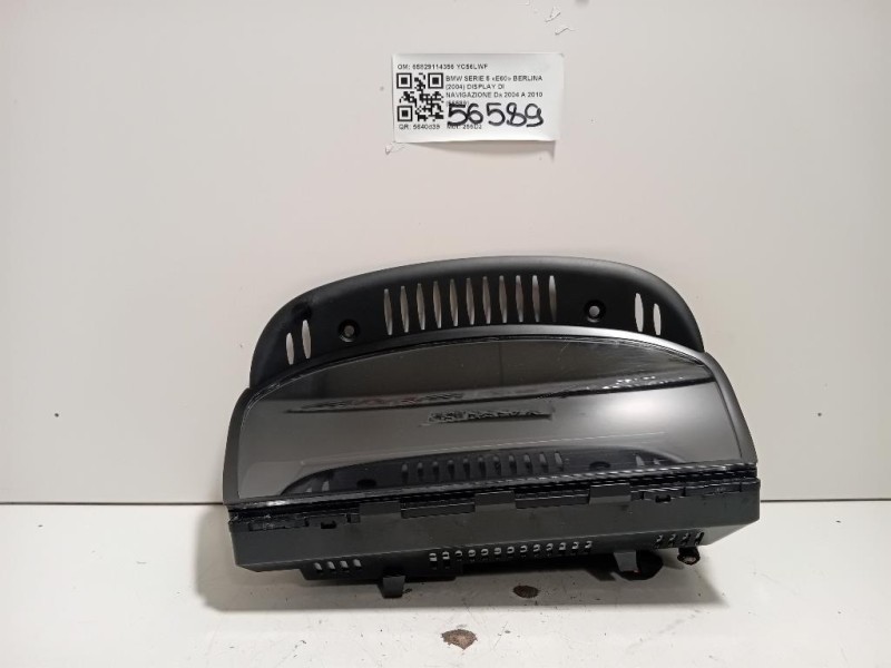 Display DI Navigazione 65829114356 Bmw Serie 5 E60 Berlina 2004