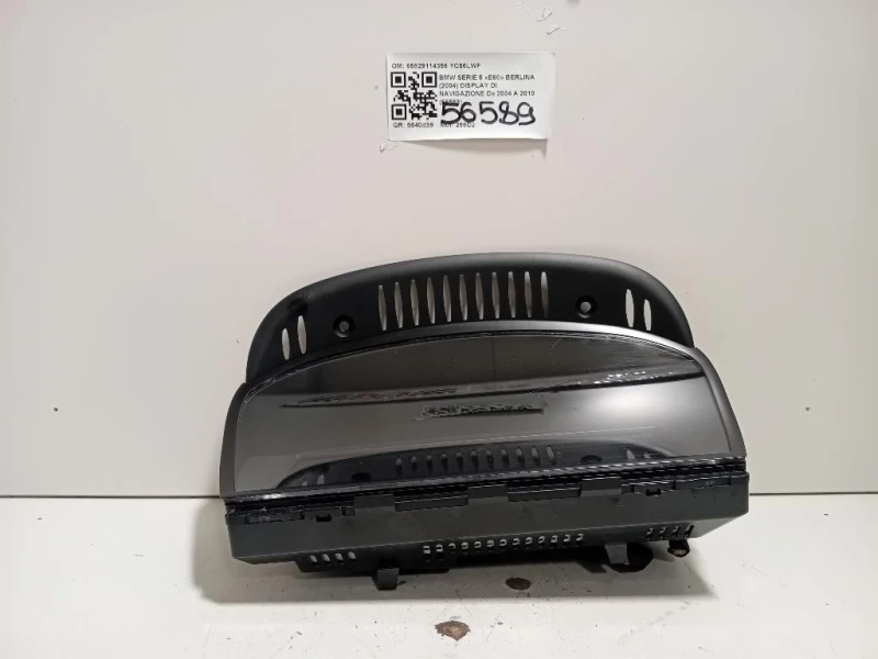 Display DI Navigazione 65829114356 Bmw Serie 5 E60 Berlina 2004