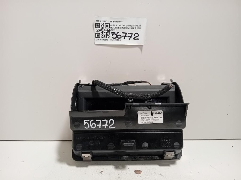 Display Multimediale 8X0857273B Audi A1 8XK 2015