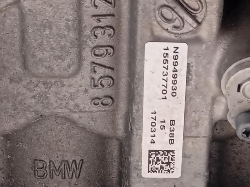 Motore Completo B38B15A 136 CV 101 KW Bmw Serie 1 F20 Berlina 2015