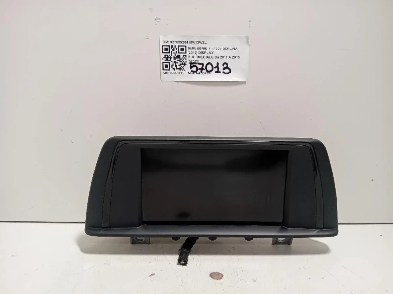 Display Multimediale 927039204 Bmw Serie 1 F20 Berlina 2012