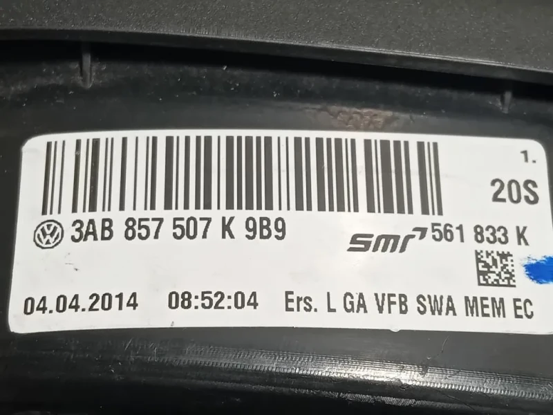 Retrovisore Esterno ANT SX 3AB 857 507 K 9B9 Volkswagen Passat VI 2011