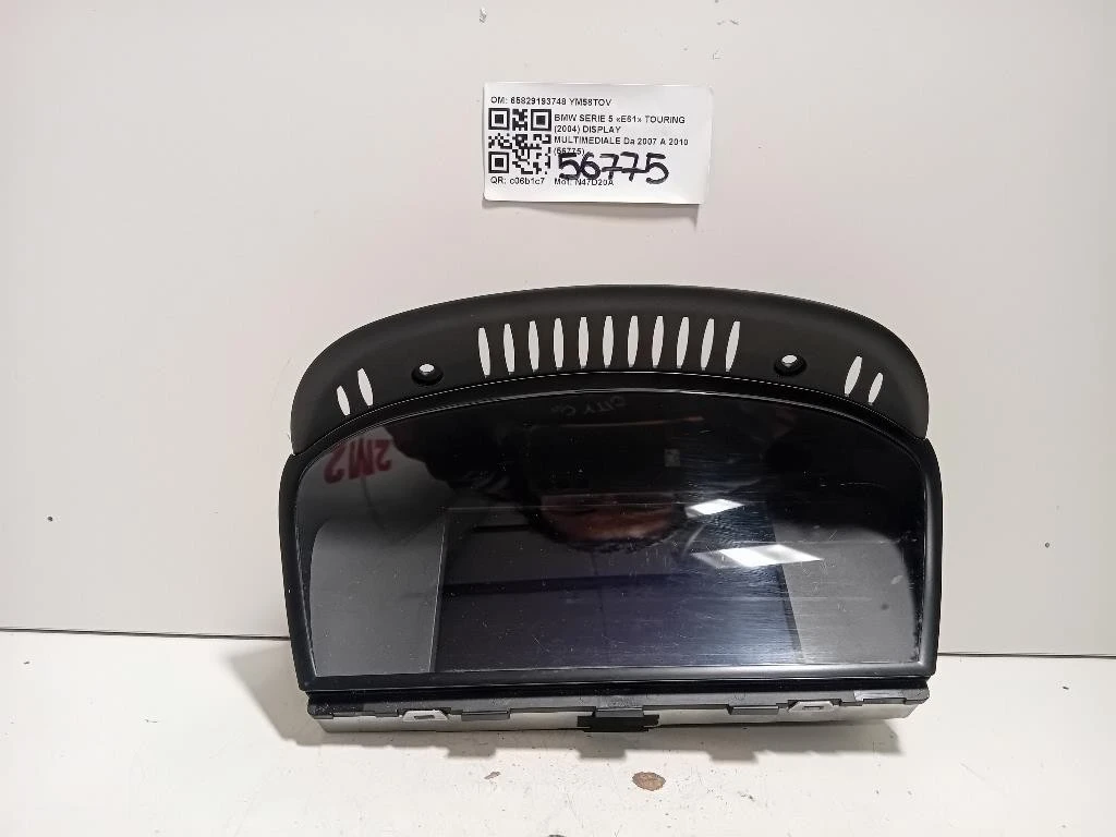 Display Multimediale 65829193748 Bmw Serie 5 E61 Touring 2004