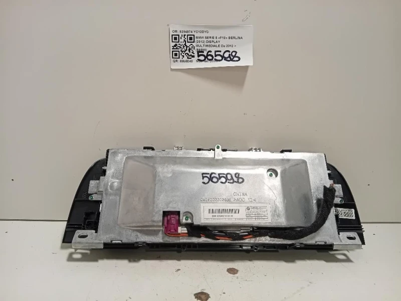 Display Multimediale 9284974 Bmw Serie 5 F10 Berlina 2012