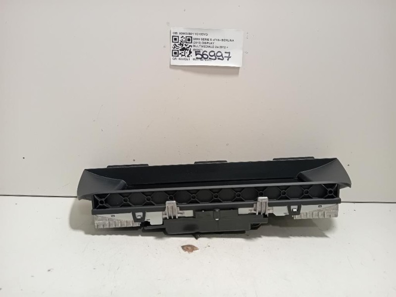 Display Multimediale 926638501 Bmw Serie 5 F10 Berlina 2012