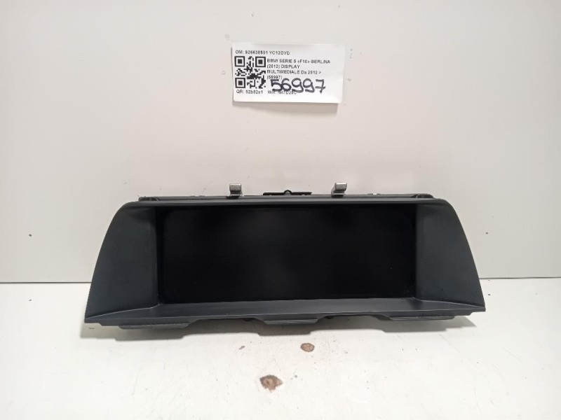 Display Multimediale 926638501 Bmw Serie 5 F10 Berlina 2012