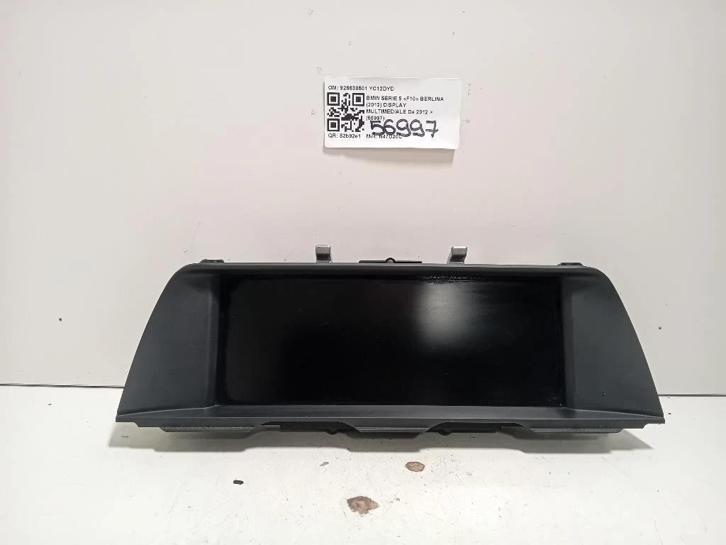 Display Multimediale 926638501 Bmw Serie 5 F10 Berlina 2012