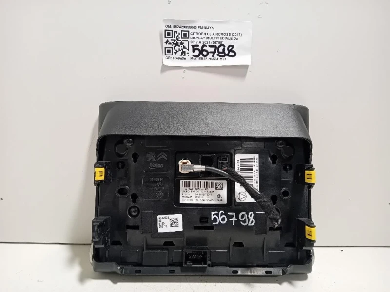 Display Multimediale 982429858000 Citroen C3 Aircross 2017