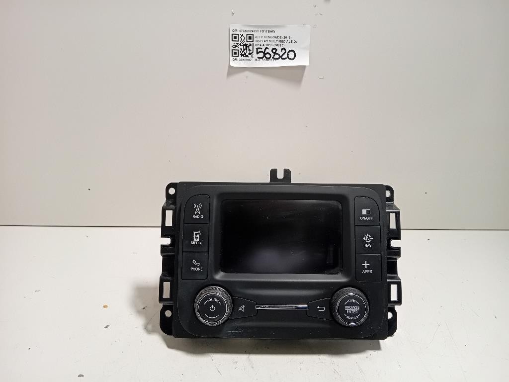 Display Multimediale 07356524230 Jeep Renegade 2015