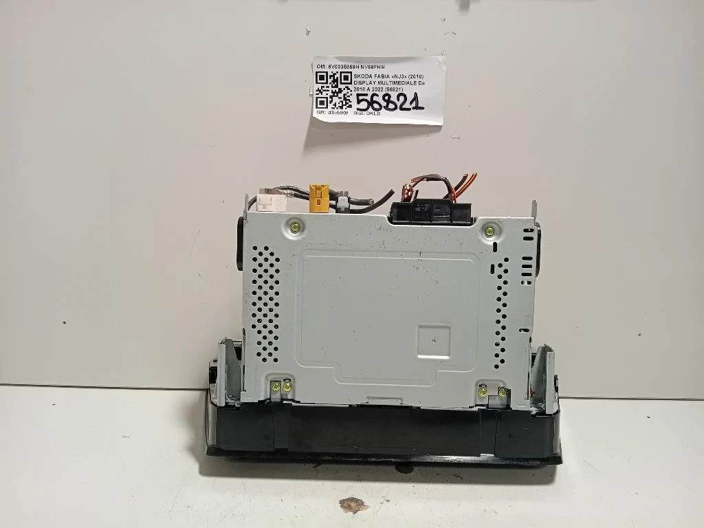 Display Multimediale 6V0035869H Skoda Fabia NJ3 2018