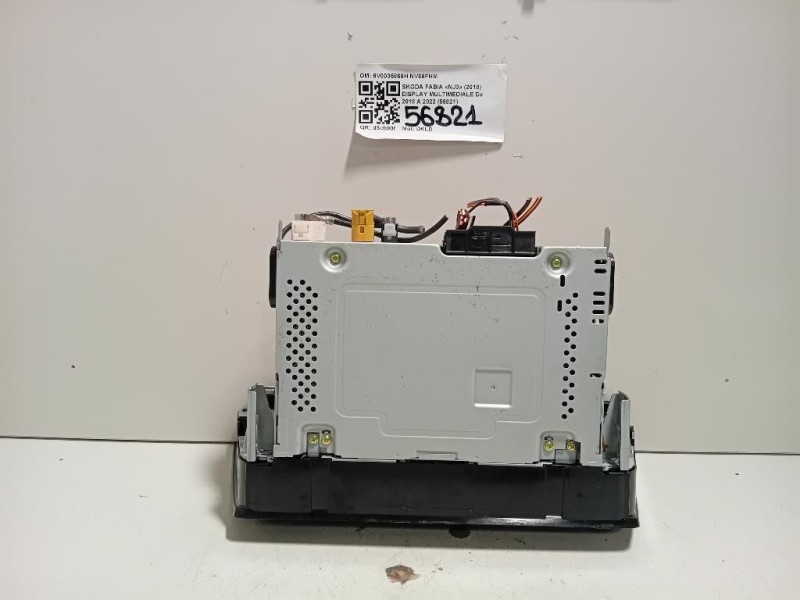 Display Multimediale 6V0035869H Skoda Fabia NJ3 2018