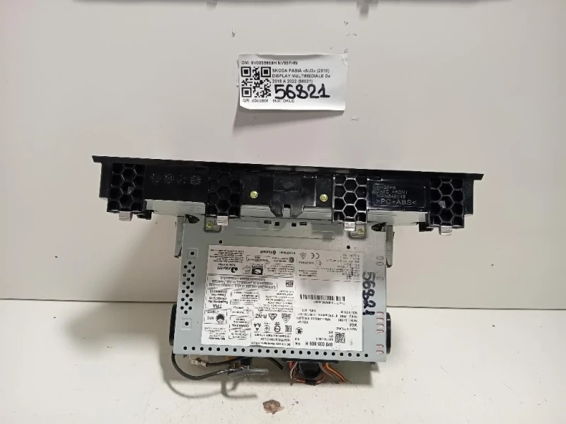 Display Multimediale 6V0035869H Skoda Fabia NJ3 2018