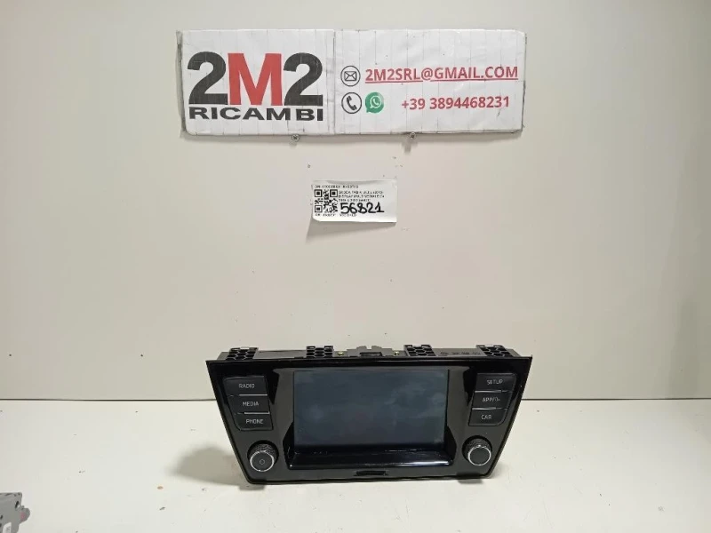 Display Multimediale 6V0035869H Skoda Fabia NJ3 2018