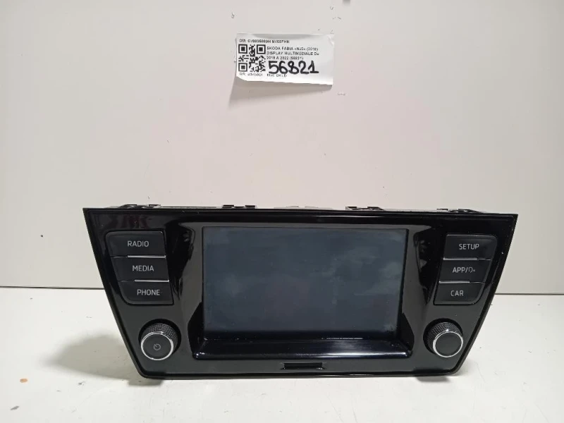 Display Multimediale 6V0035869H Skoda Fabia NJ3 2018