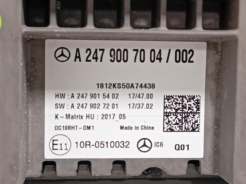 Display Quadro Strumenti A2479007004 Mercedes Classe A W177 2018