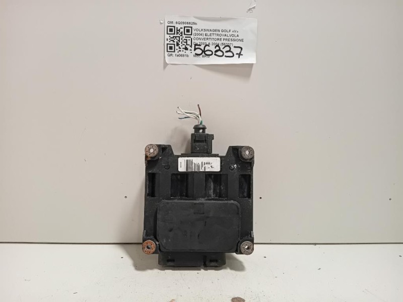 Elettrovalvola Convertitore Pressione 6Q0906625E Volkswagen GOLF V 2004