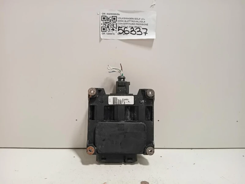 Elettrovalvola Convertitore Pressione 6Q0906625E Volkswagen GOLF V 2004