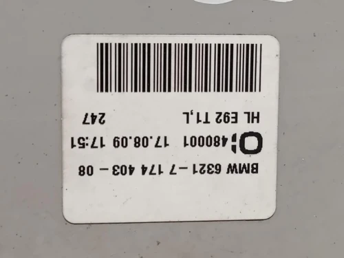 Fanale EST POST SX 63217174403 Bmw Serie 3 E92 Coupe 2007