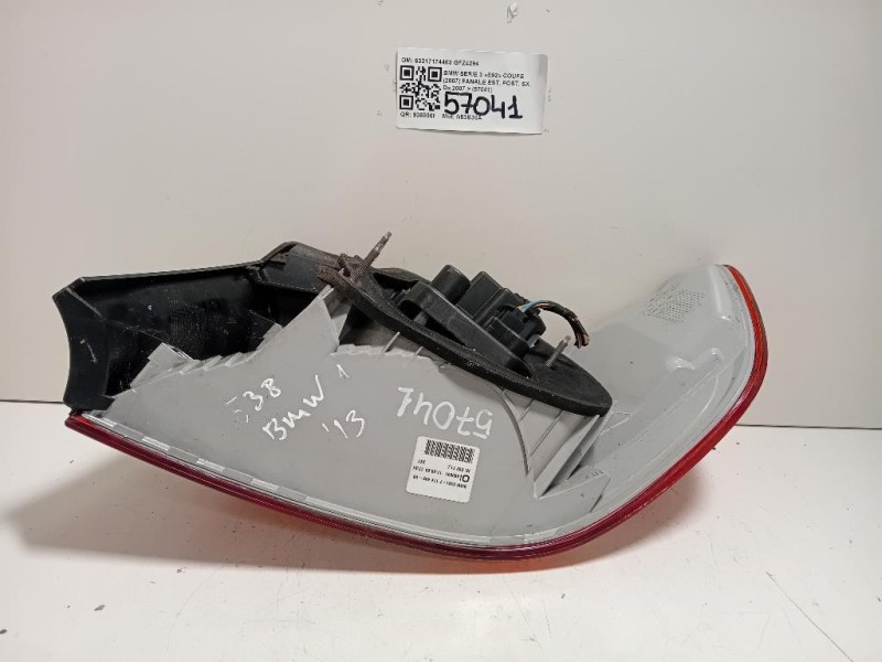 Fanale EST POST SX 63217174403 Bmw Serie 3 E92 Coupe 2007