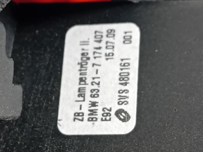 Fanale EST POST SX 63217174403 Bmw Serie 3 E92 Coupe 2007
