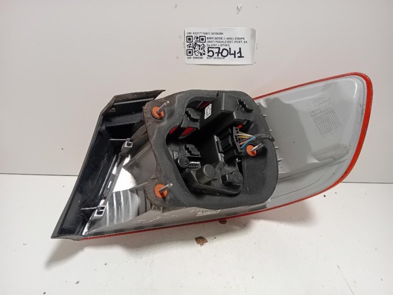 Fanale EST POST SX 63217174403 Bmw Serie 3 E92 Coupe 2007