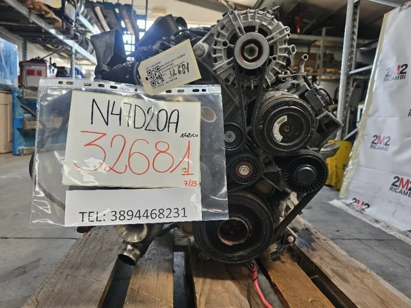 Motore Completo N47D20A 143CV 105KW Bmw Serie 3 E91 Touring 2005