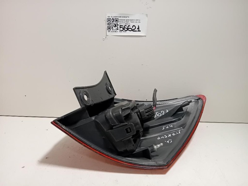 Fanale EST POST SX SL262010005 Nissan Qashqai+2 2010