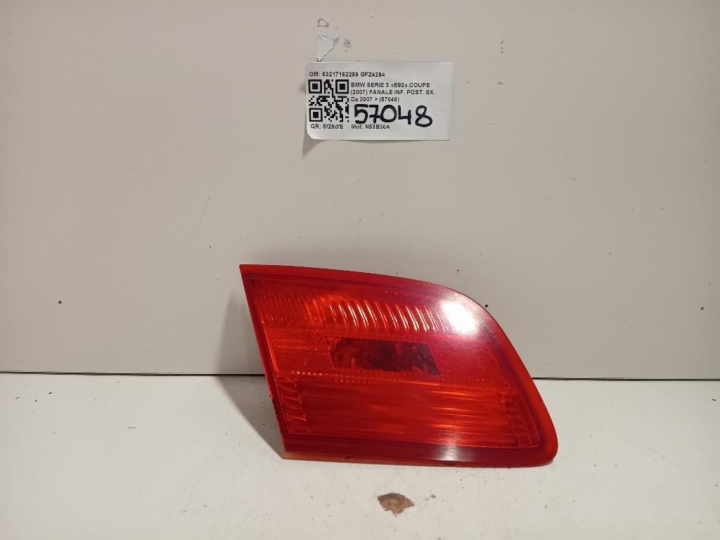 Fanale INF POST SX 63217162299 Bmw Serie 3 E92 Coupe 2007