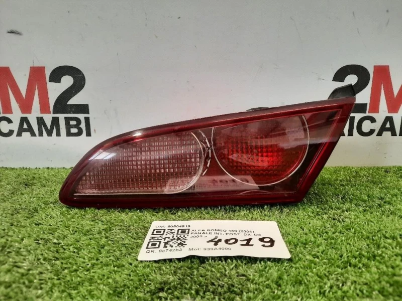 Fanale INT POST DX 50504819 Alfa Romeo 159 2006