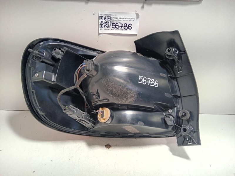 Fanale POST DX 208025 Citroen C3 Aircross 2017