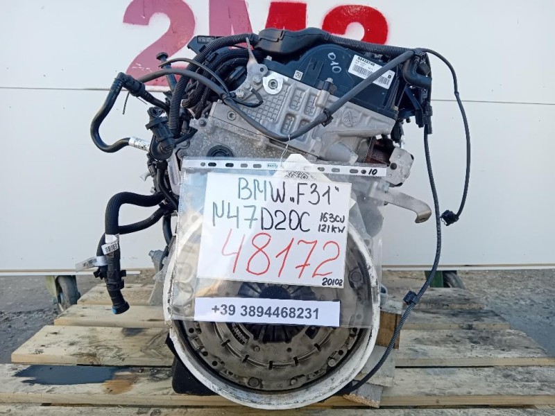 Motore Completo N47D20C 163 CV 121 KW Bmw Serie 3 F31 Touring 2012