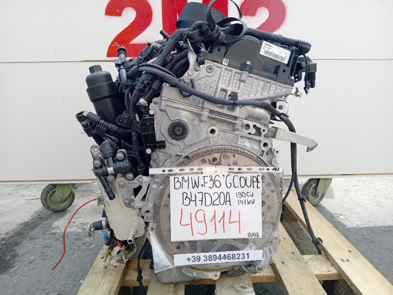 Motore Completo B47D20A 190 CV 141 KW Bmw Serie 4 F36 GRAN Coupe 2014