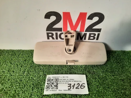 Retrovisore Interno 735491017 Fiat 500 II 2008