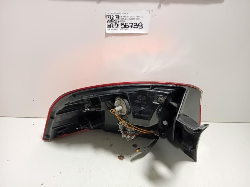 Fanale POST DX 92402-1W2 Kia RIO III 2012