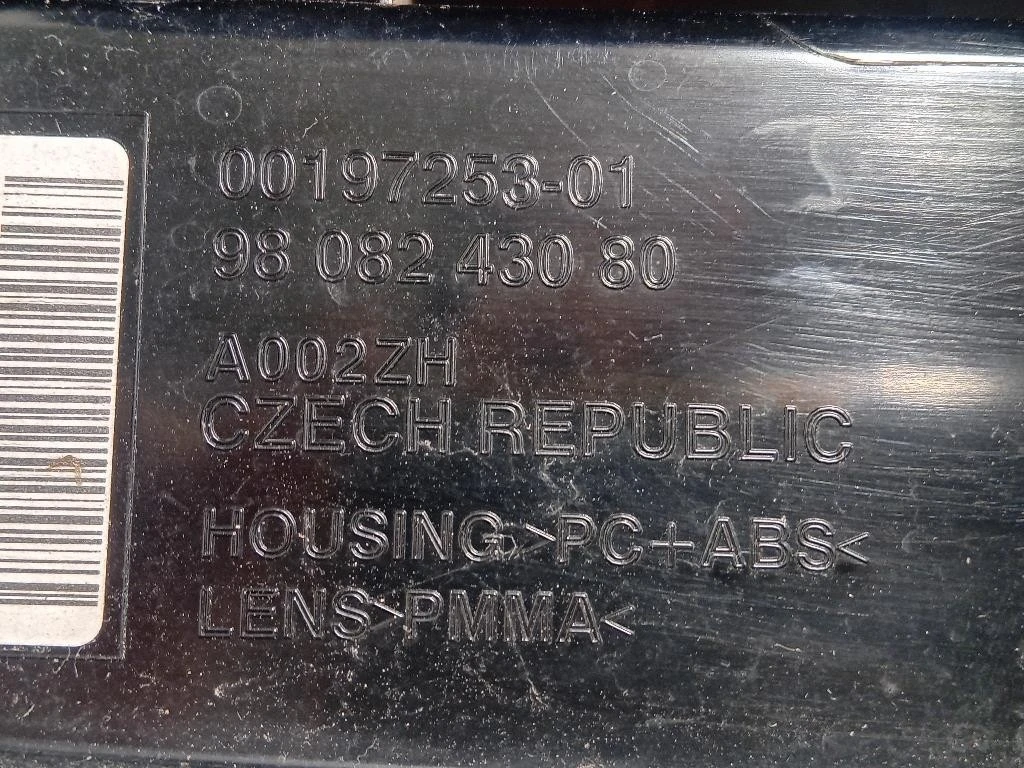 Fanale POST DX 9808243080 Opel Vivaro C 2019