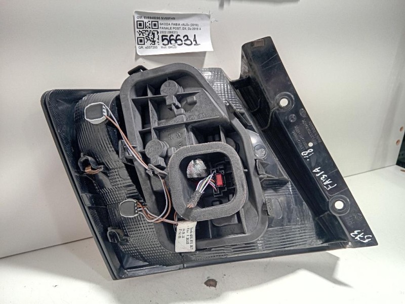 Fanale POST DX 6V6945096 Skoda Fabia NJ3 2018