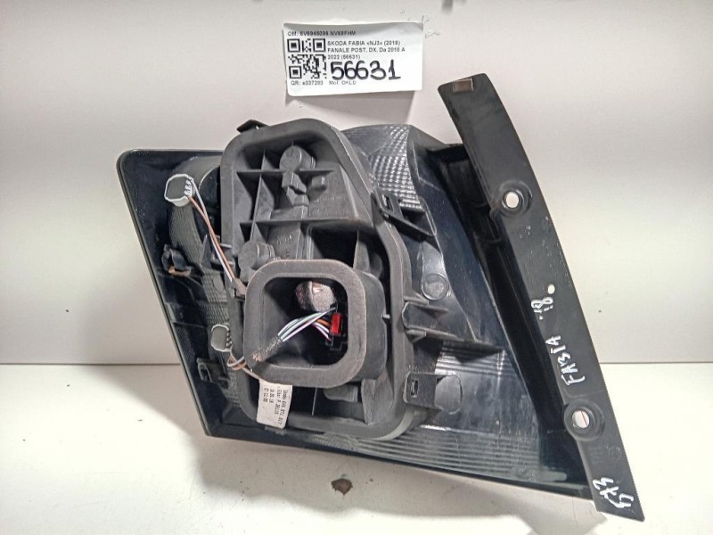 Fanale POST DX 6V6945096 Skoda Fabia NJ3 2018