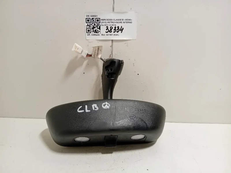 Retrovisore Interno 026531 Mercedes Classe B W246 2012
